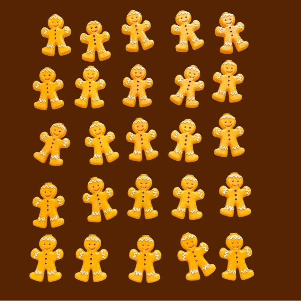 Christmas 25 Gingerbread Man String Light Covers